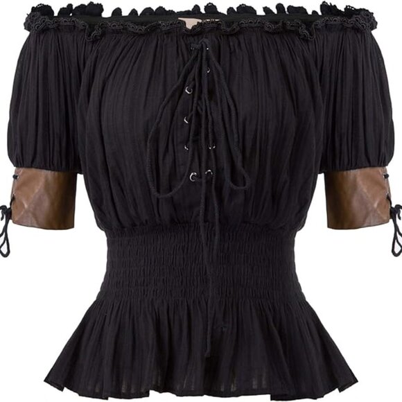 Renaissance Off Shoulder Blouse - Picture 1 of 1